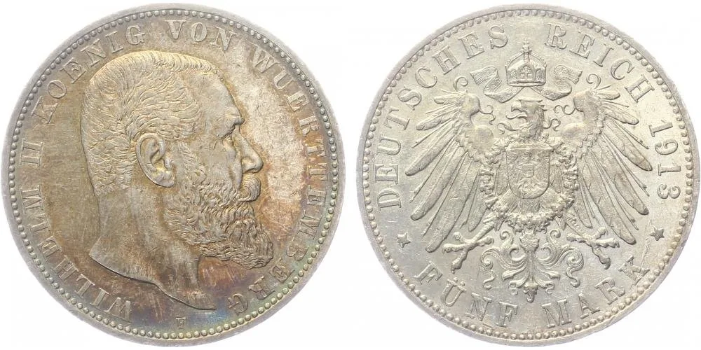 Württemberg, Wilhelm II., 1891 - 1918 — 1