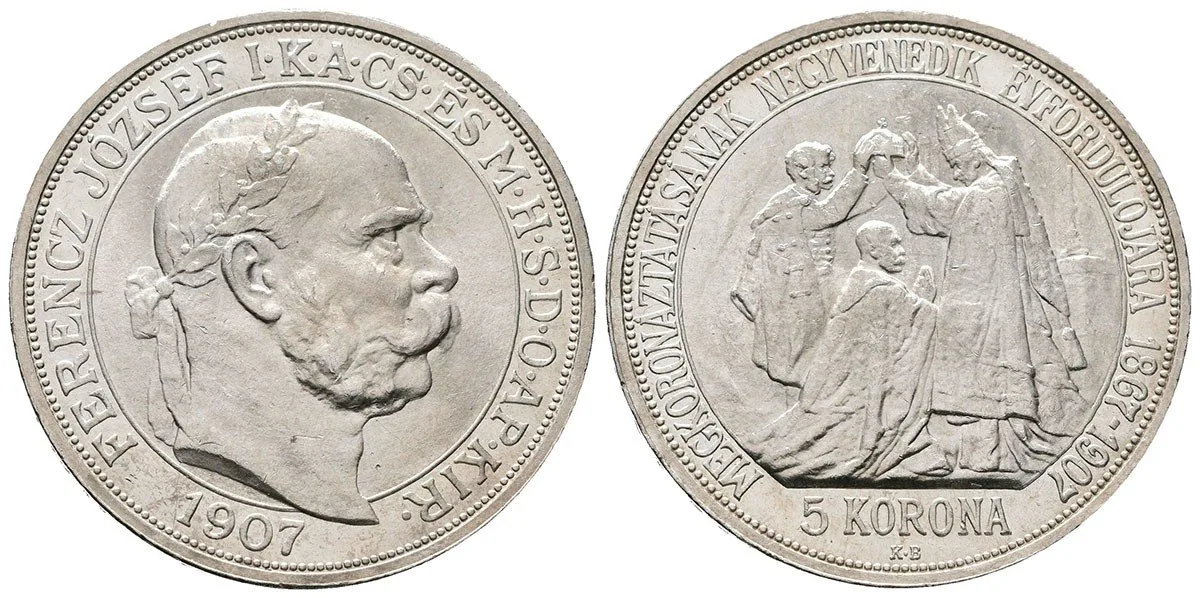 Korunová měna, 1892 - 1918 — 1