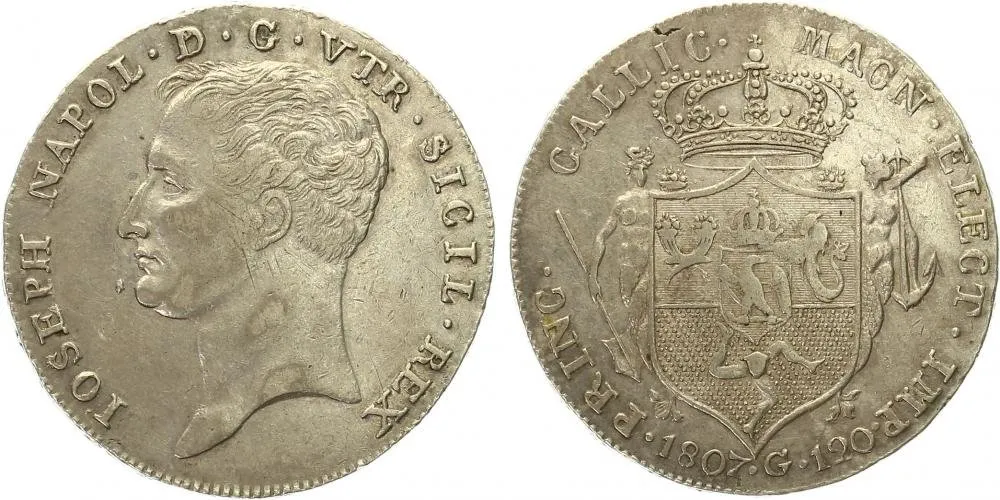 Itálie - Neapol a Sicilie, Joseph Napoleon, 1806 - 1808 — 1