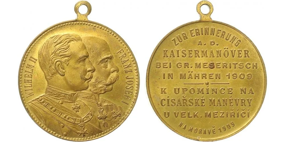 František Josef I., medaile vojenských manévrů — 1