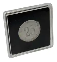 25 mm - Plastová kapsle/bublinka na mince QUADRUM - 1 kus - fotografie 2