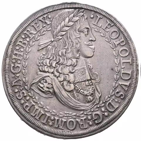 2 Tolar b.l. (1680), Hall, Dav.3247, KM.648.1,