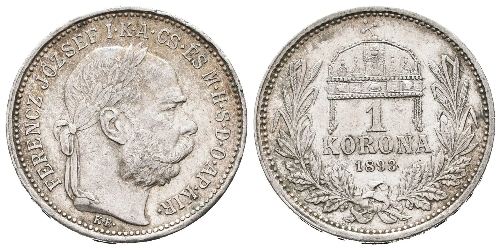 1 Koruna 1893 KB