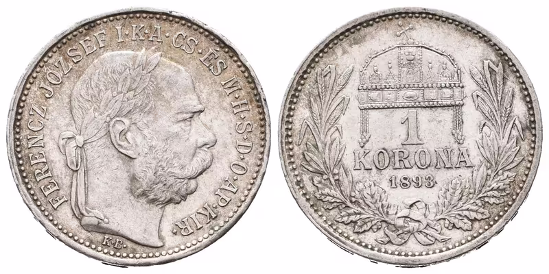 1 Koruna 1893 KB
