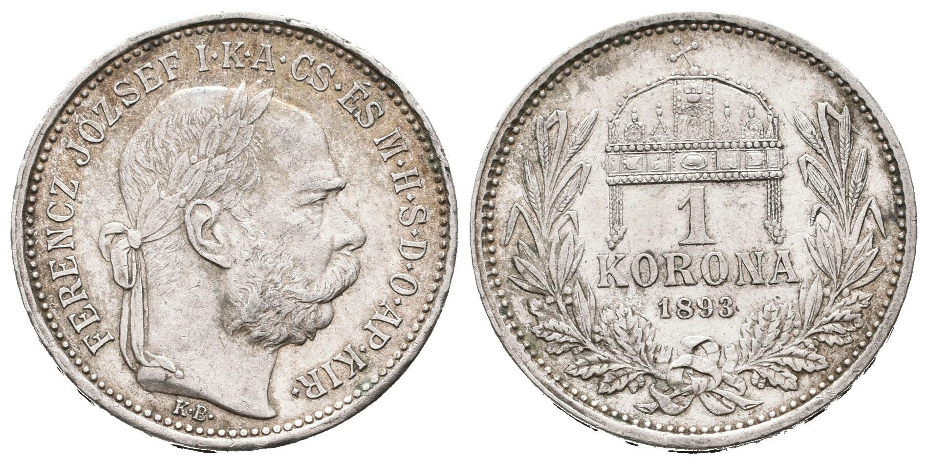 1 Koruna 1893 KB