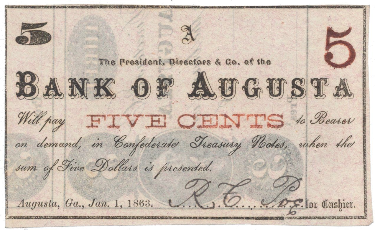 USA - Georgia, 5 Cent 1863