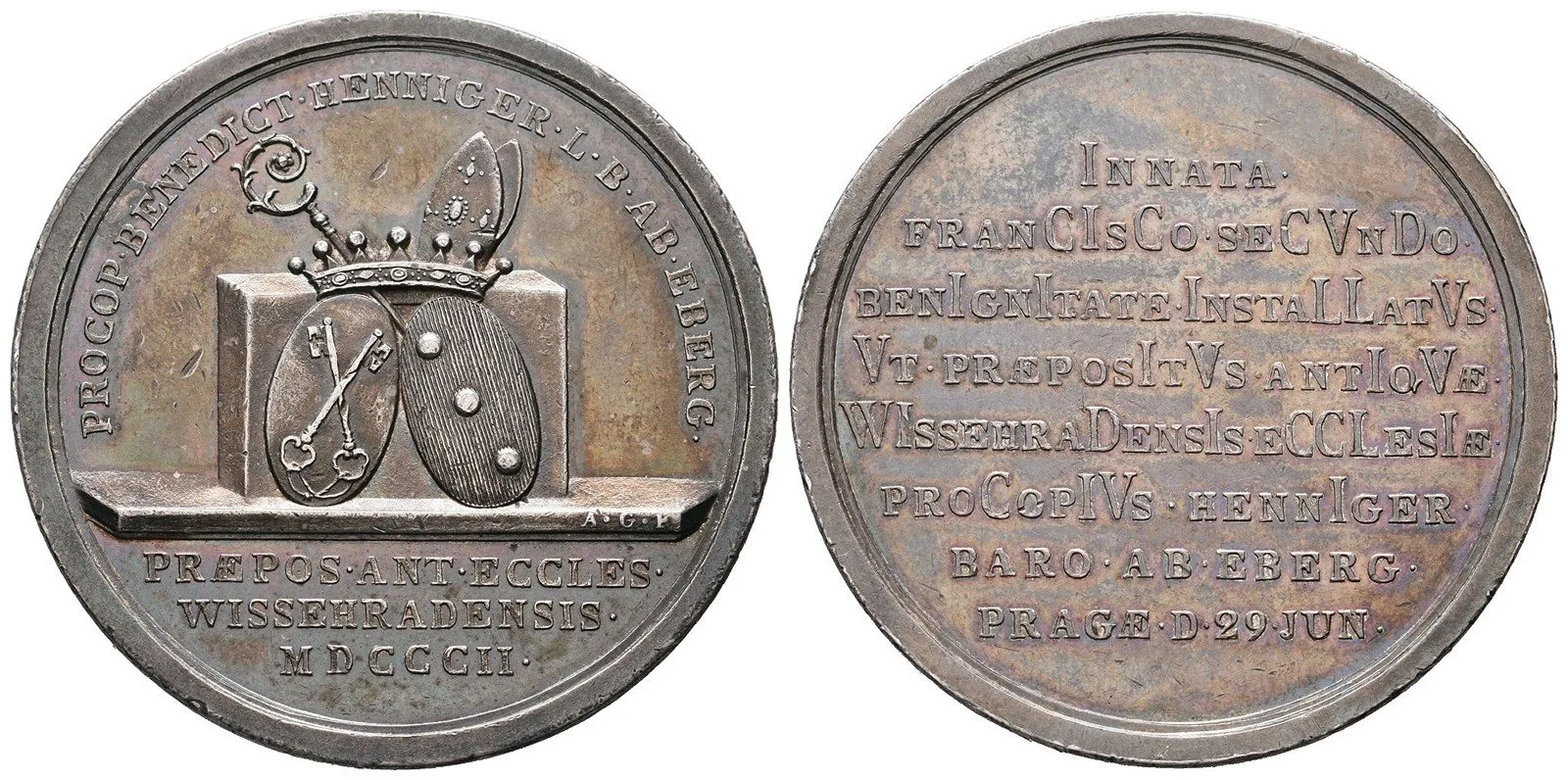 Praha - Vyšehrad, Prokop Benedikt Henniger von Eberg, 1801 - 1809 — 1