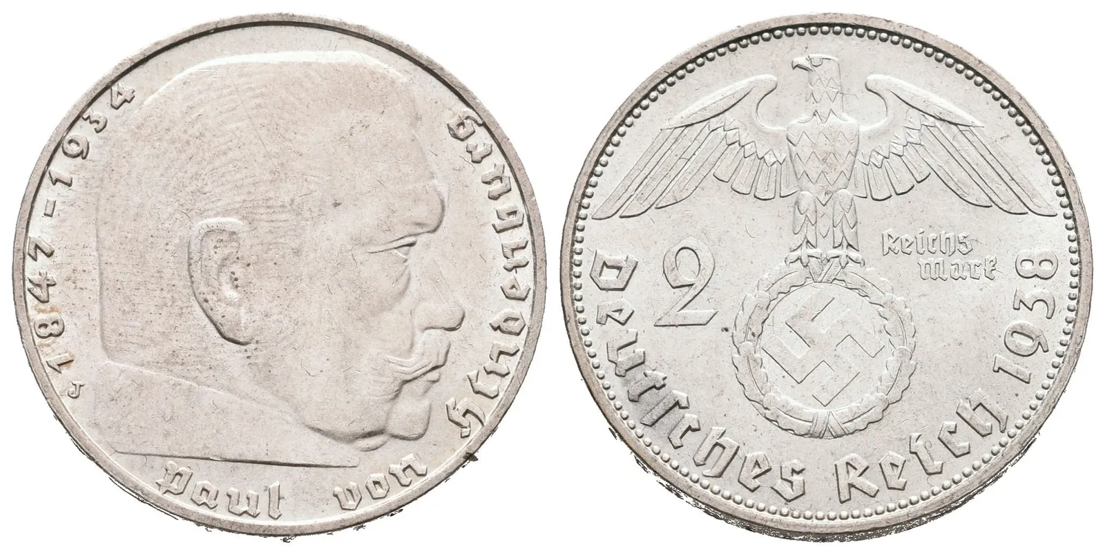 III. říše, 2 Marka 1938 J