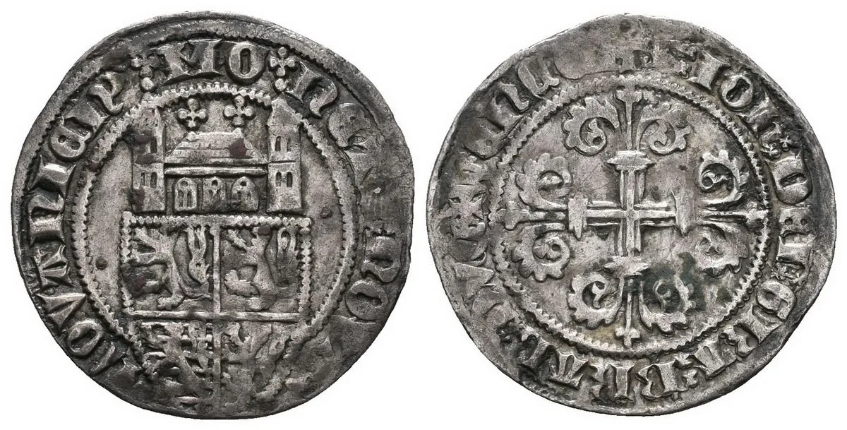 Belgie - Brabant, Jana Brabantská a Václav Lucemburský, 1355 - 1383 — 1