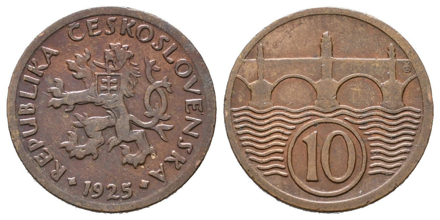 10 Haléř 1925