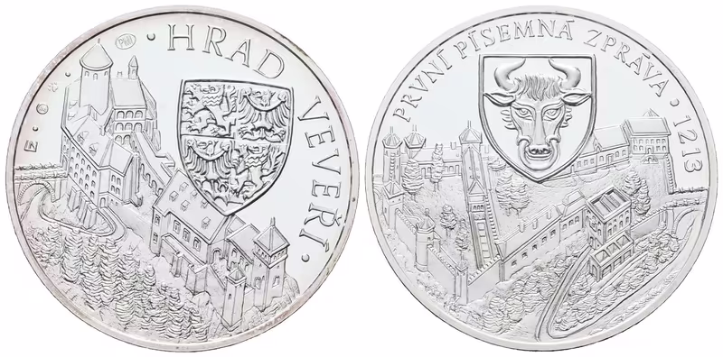 AR Medaile b.l. (2013) - Hrad Veveří - 800. výročí písemné zmínky