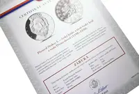 Stříbrná investiční medaile - Přemysl Otakar I. - Ag 29 g - 999/1000 + Certifikát - fotografie 2