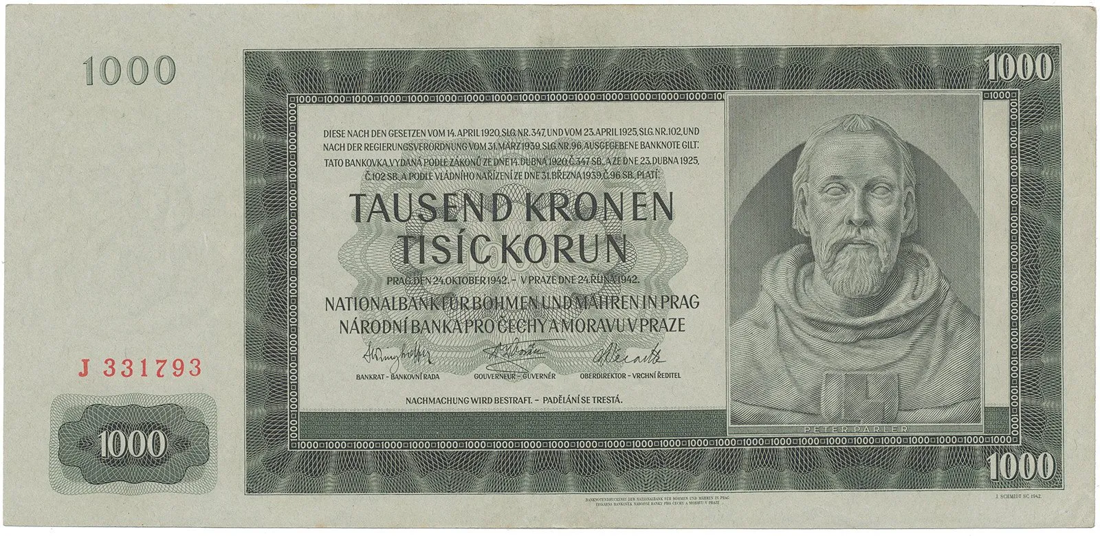 Protektorát Čechy a Morava, 1939 - 1945 — 1