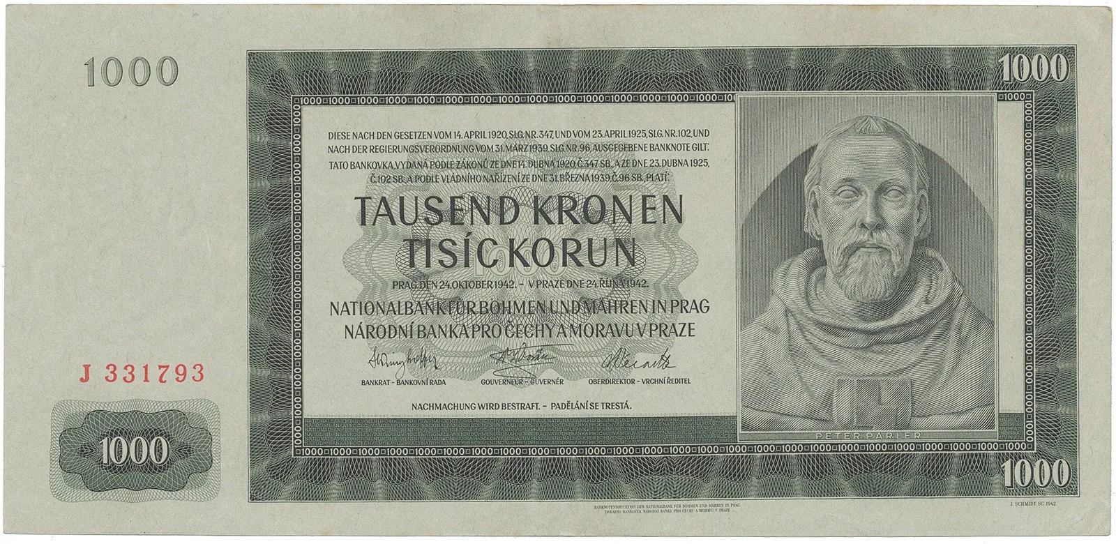 Protektorát Čechy a Morava, 1939 - 1945 — 1