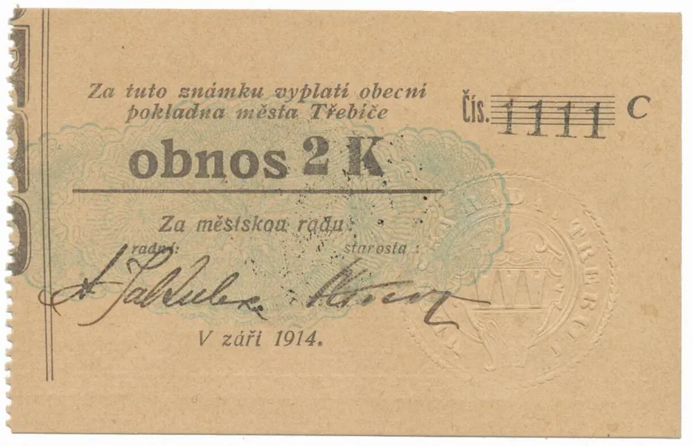 Nouzovky české od roku 1914 — 1