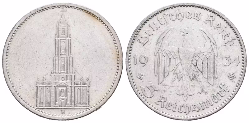III. říše, 5 Marka 1934 A