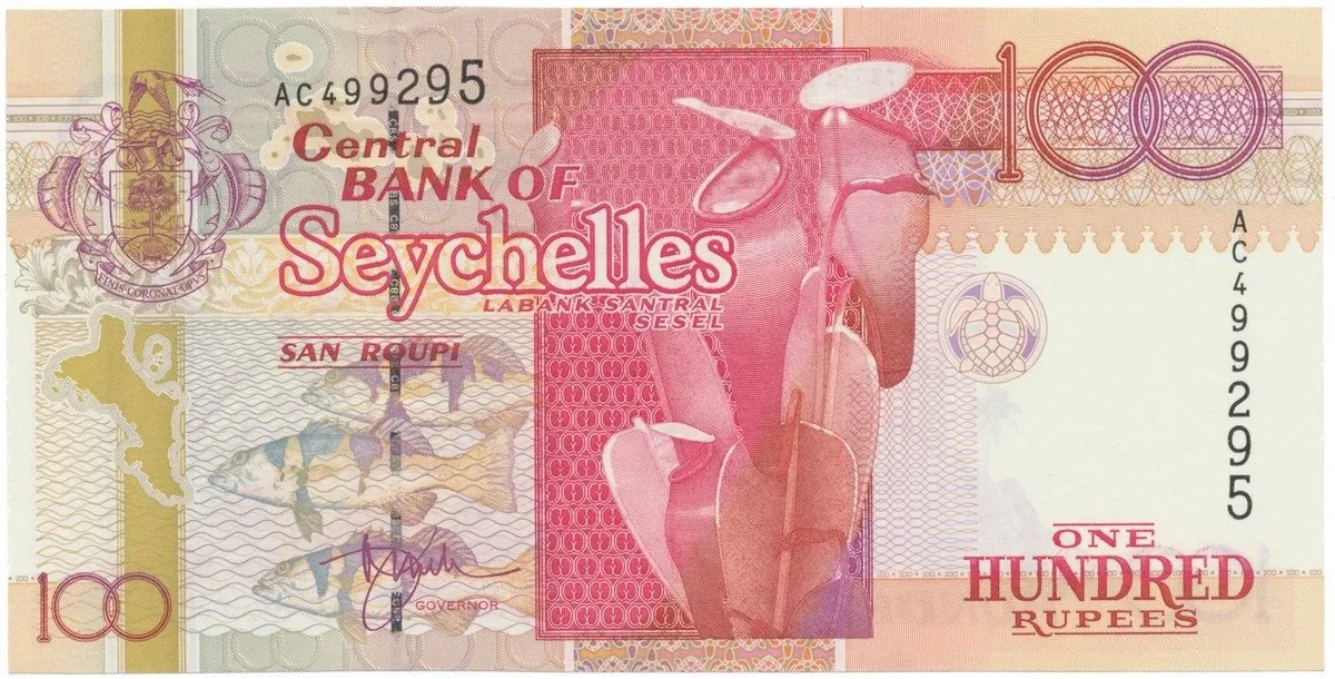 Seychely, 100 Rupees (1998), P.39