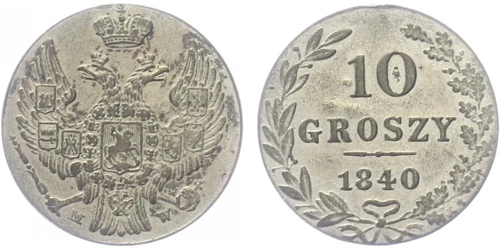 Ražby pro Polsko, Mikuláš I., 1825 - 1855 — 1