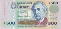 Uruguay, 500 Pesos Uruguayos 2006, P.90a