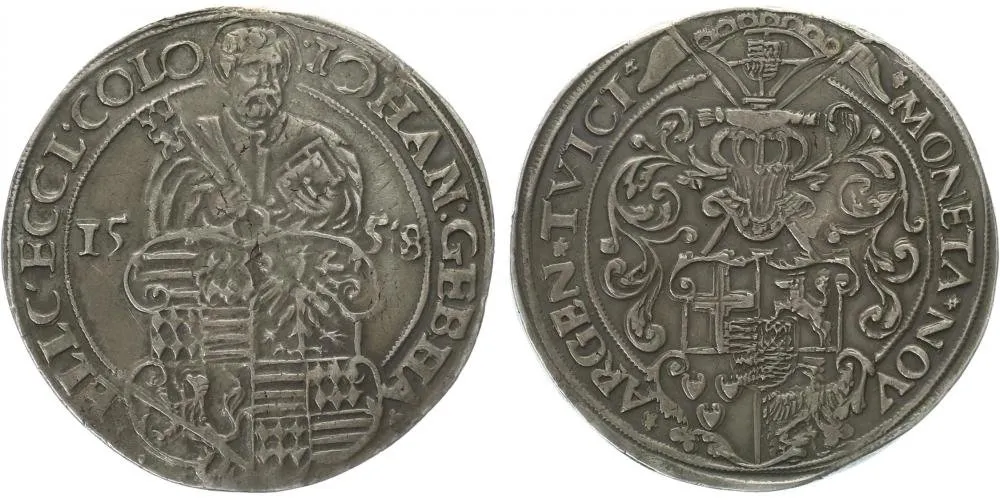 Köln - arcibiskupství, Johann Gebhart von Mansfeld, 1558 - 1562 — 1
