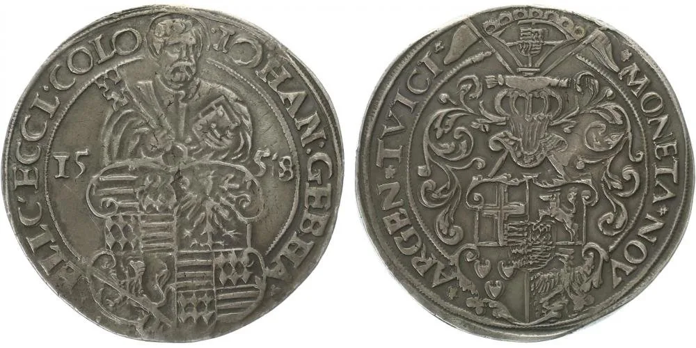Köln - arcibiskupství, Johann Gebhart von Mansfeld, 1558 - 1562 — 1