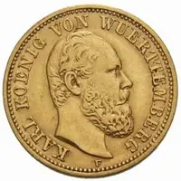 Württemberg, Karl, 1864 - 1891 — 1