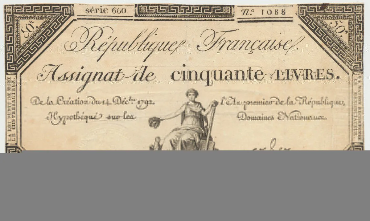 Francie, 50 Livres  14. 12. 1792, P.A72