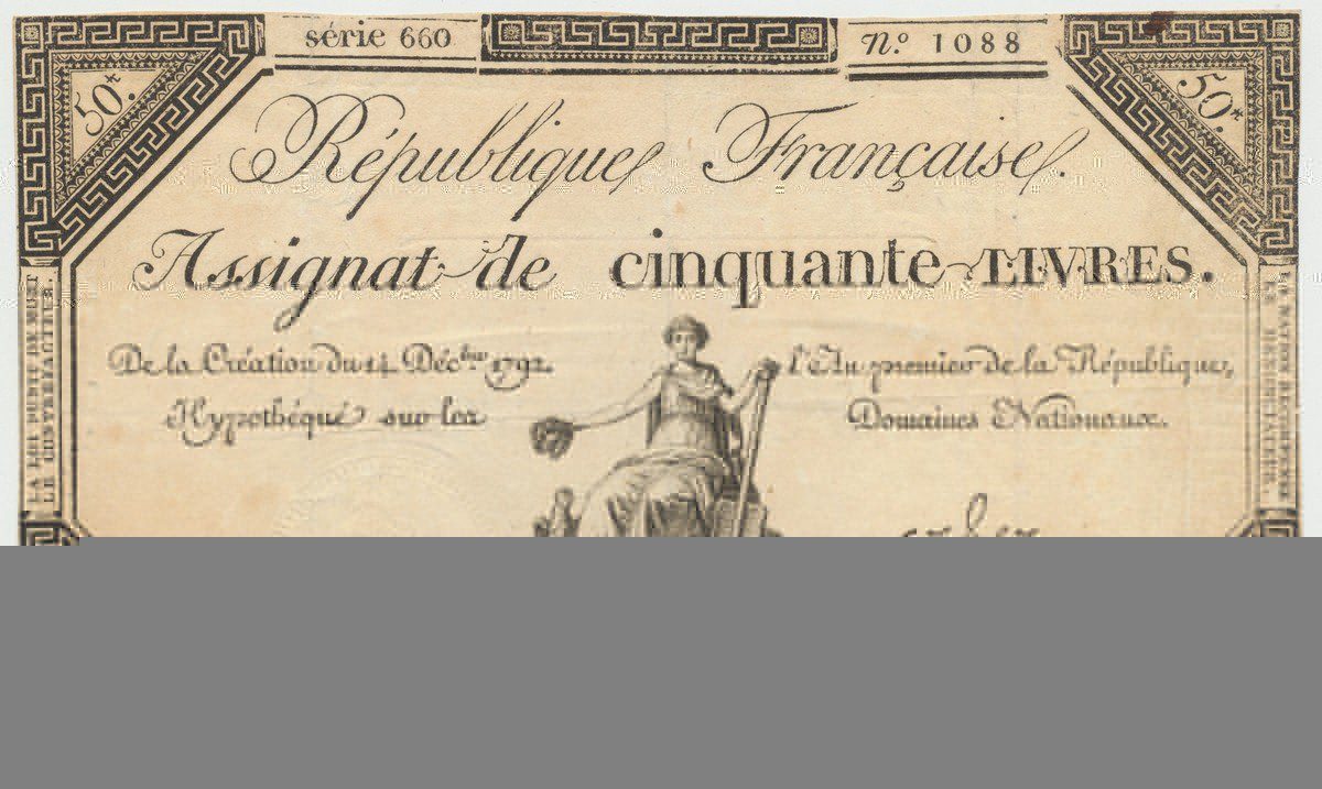 Francie, 50 Livres  14. 12. 1792, P.A72