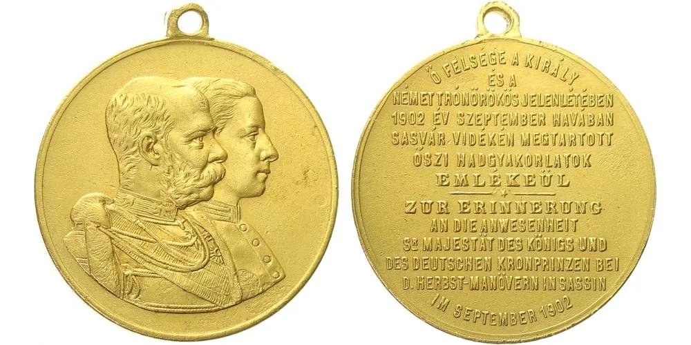 František Josef I., medaile vojenských manévrů — 1