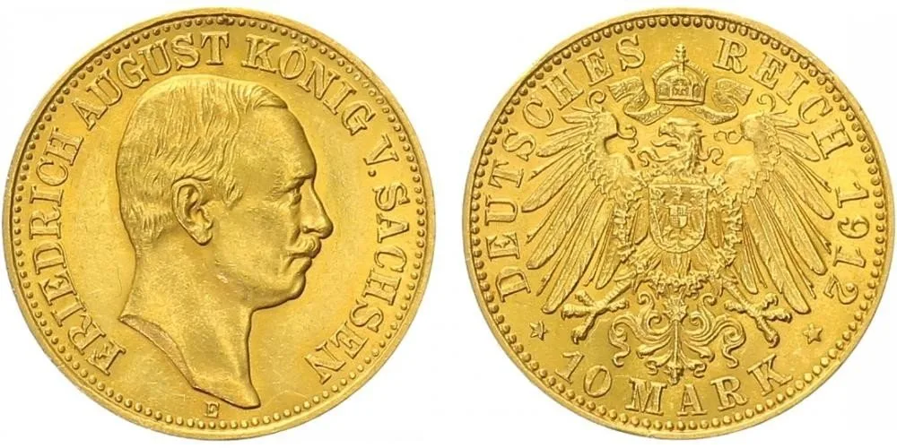 Sasko, Friedrich August III., 1904 - 1918 — 1