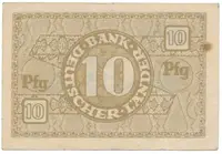 Německo - NSR, 10 Pfennig (1948), chybotisk v ornamentu, Ros.251b - fotografie 2