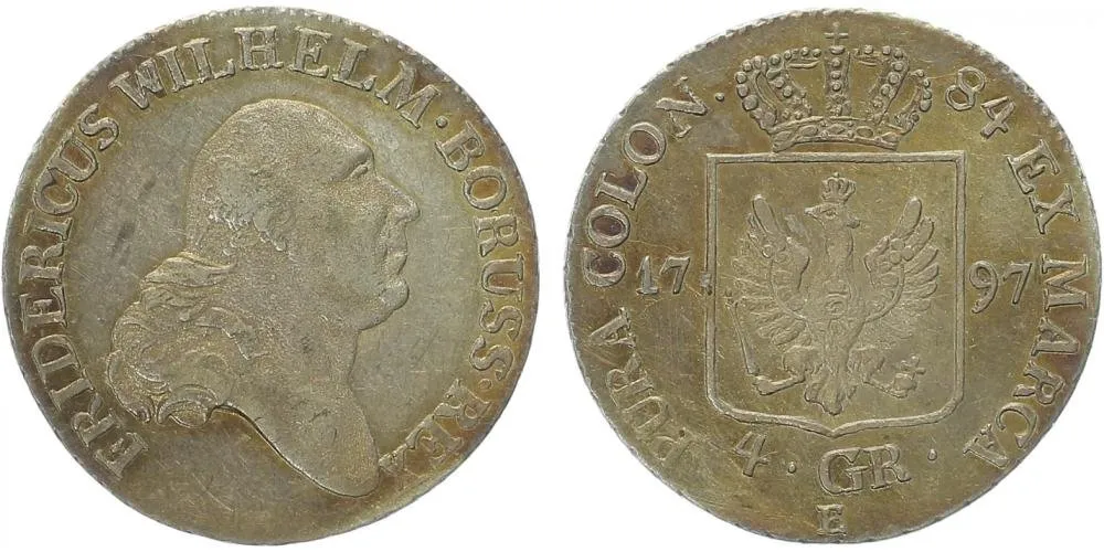 Prusko, Friedrich Wilhelm II., 1786 - 1797 — 1