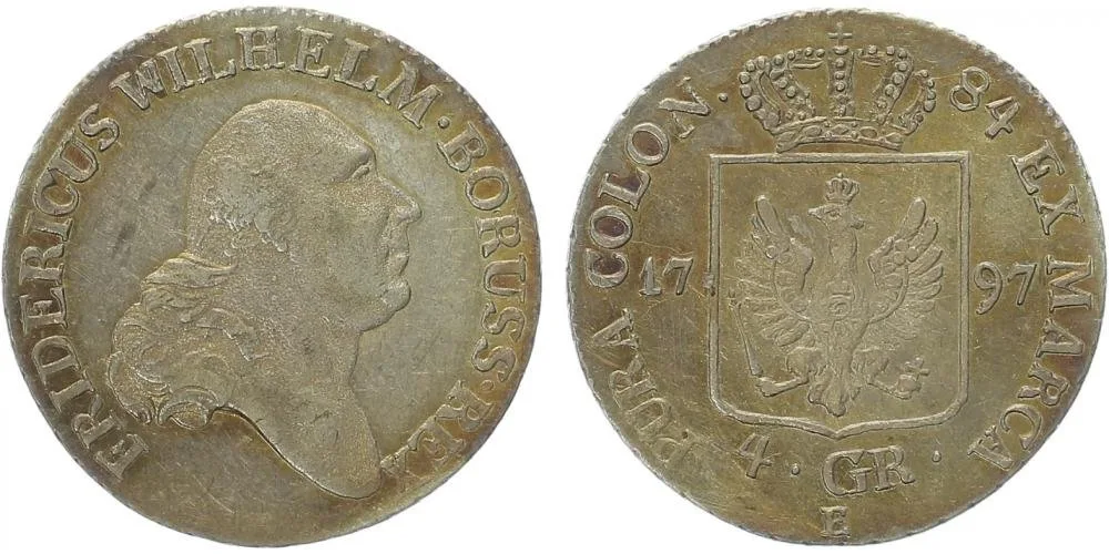 Prusko, Friedrich Wilhelm II., 1786 - 1797 — 1
