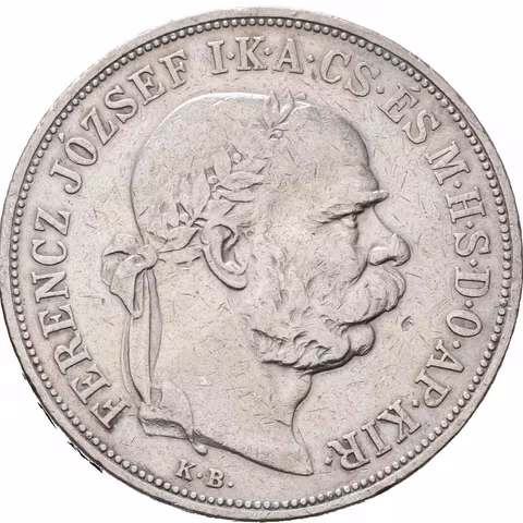 5 Koruna 1900 KB, patina, rysky_2 ks