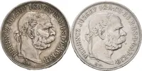 5 Koruna 1900 KB, patina, rysky_2 ks — 1