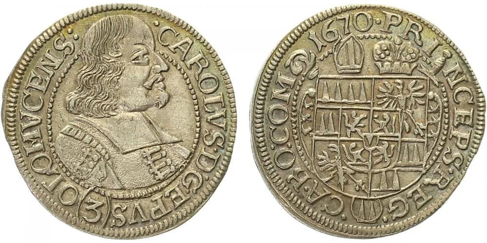 Olomouc - biskupství, Karel II. Liechtenstein, 1664 - 1695 — 1
