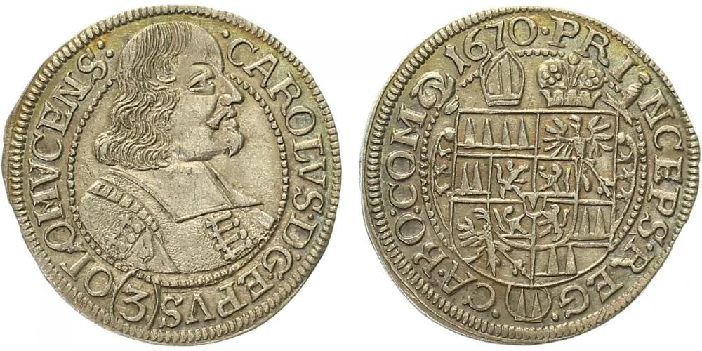 Olomouc - biskupství, Karel II. Liechtenstein, 1664 - 1695 — 1