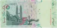 Malajsie, 5 Ringgit (2001), P.41a - fotografie 2