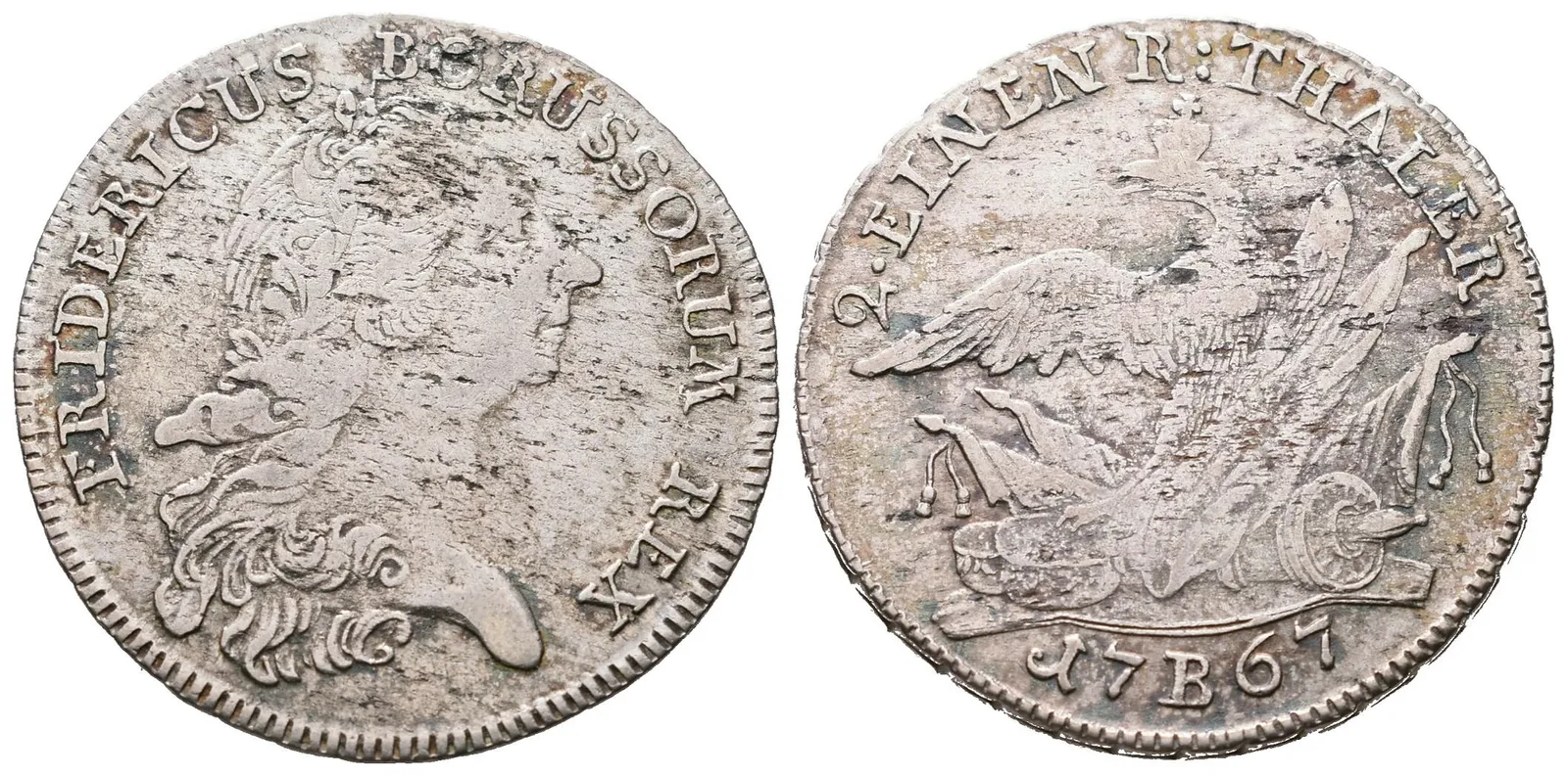 Prusko, 1/2 Tolar 1767 B