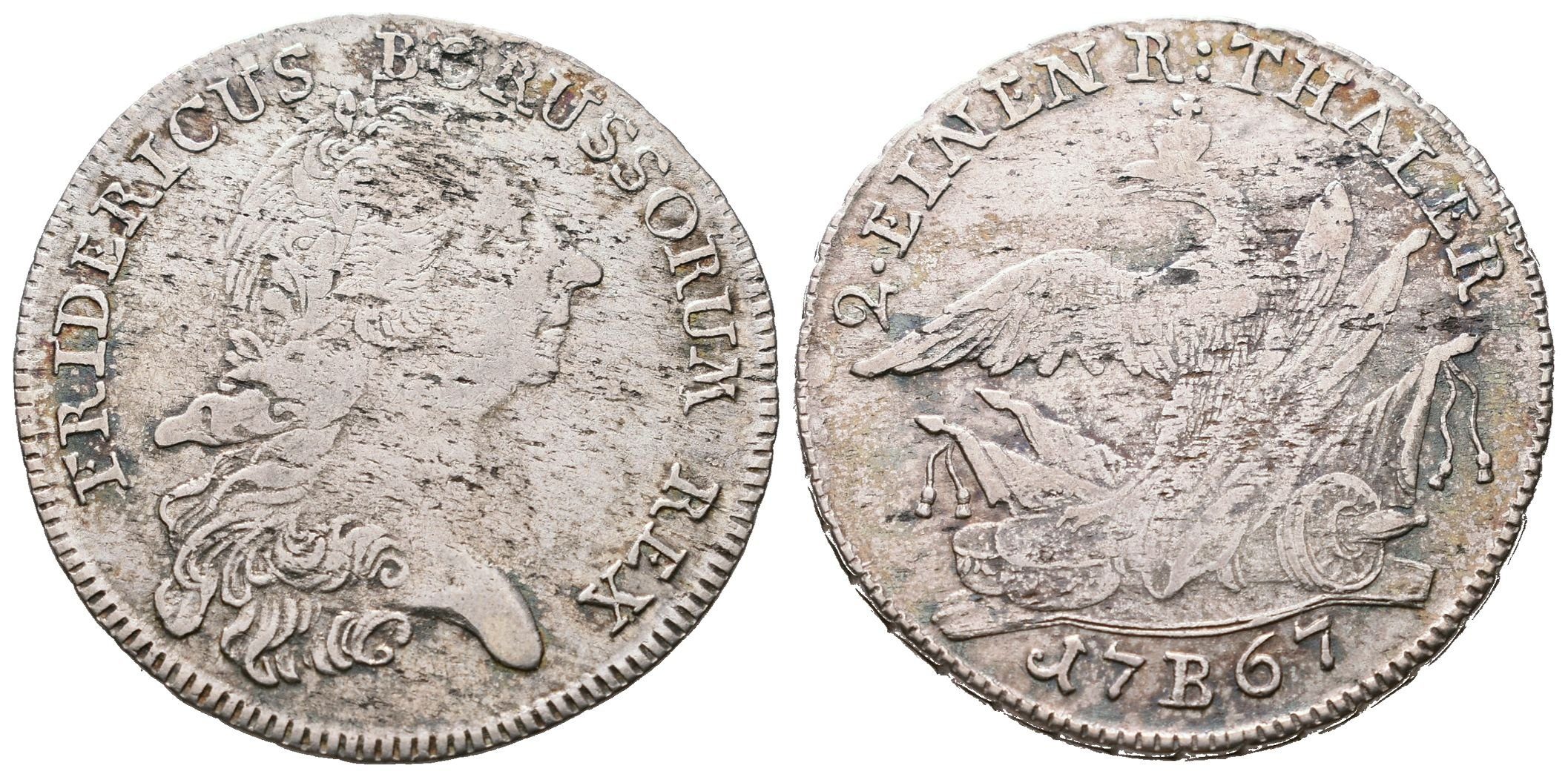 Prusko, 1/2 Tolar 1767 B