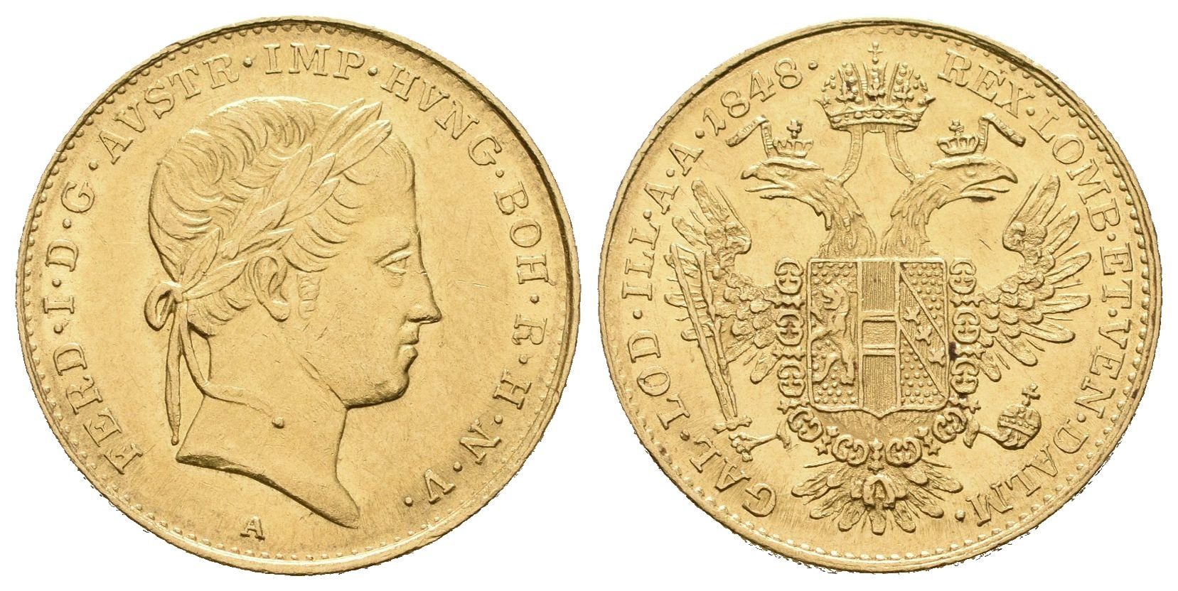 Ferdinand V., Dukát 1848 A, Vídeň