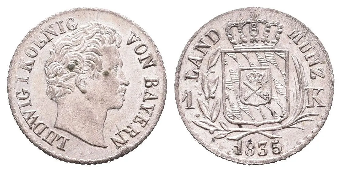 Bavorsko, Ludwig I., 1825 - 1848 — 1