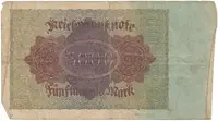 Německo, 5000 Mark 1922, Ro.78 - fotografie 2