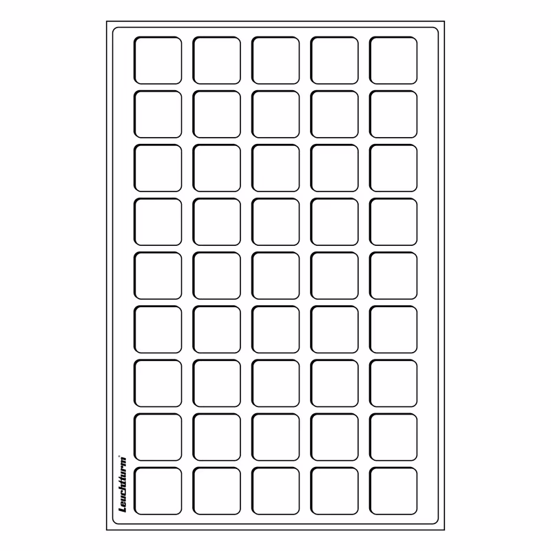Mincovní plato L-formát - 45 políček 31x31 mm - 2 kusy