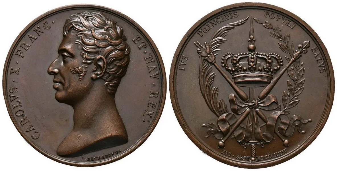 Francie, Charles X., 1824 - 1830 — 1