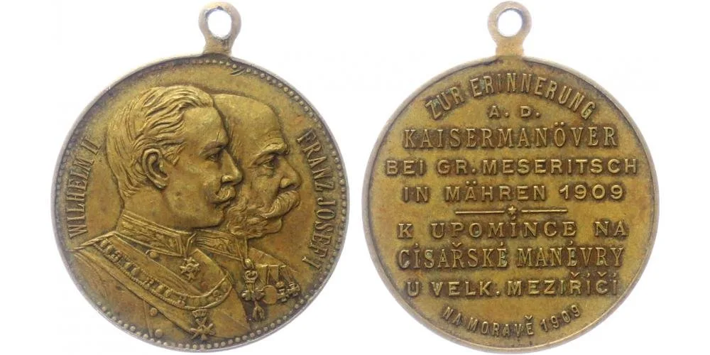 František Josef I., medaile vojenských manévrů — 1