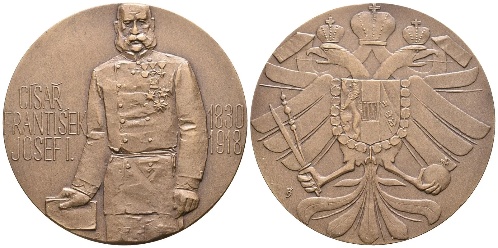 AE Medaile b.l. (2007) - František Josef I., Ms 50 mm — 1