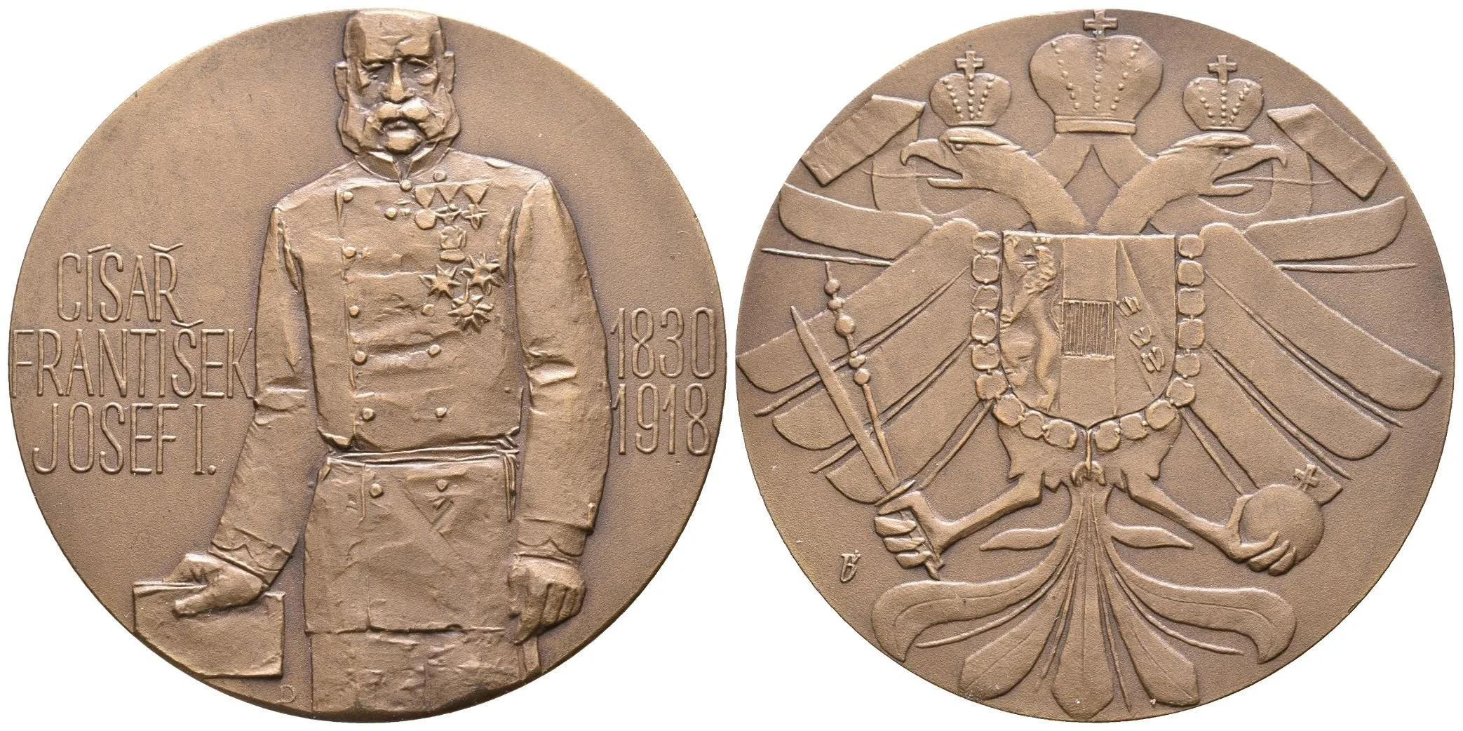 AE Medaile b.l. (2007) - František Josef I., Ms 50 mm — 1