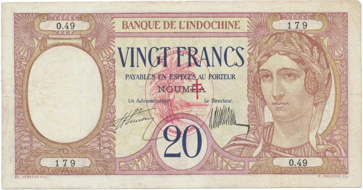 Nové Hebridy, 20 Francs (1941), P.6