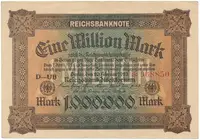 Německo, 100 Millionen Mark 1923, Ro.85a